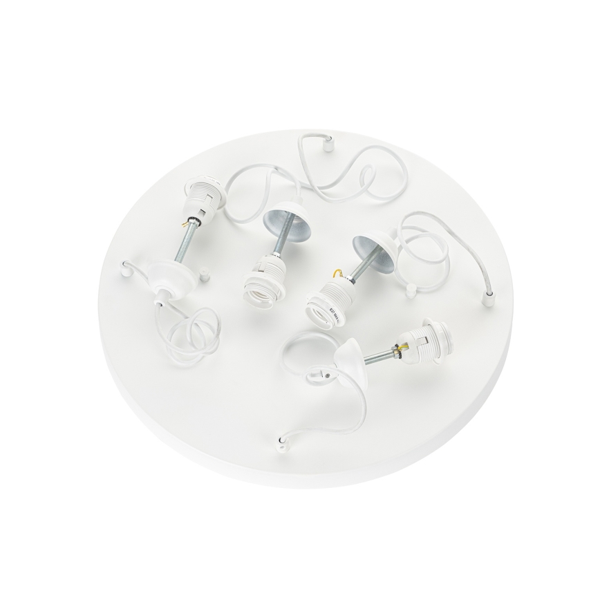 Brilagi - Hanglamp aan kabel WABI SABI 4xE27/40W/230V Ø 90 cm wit