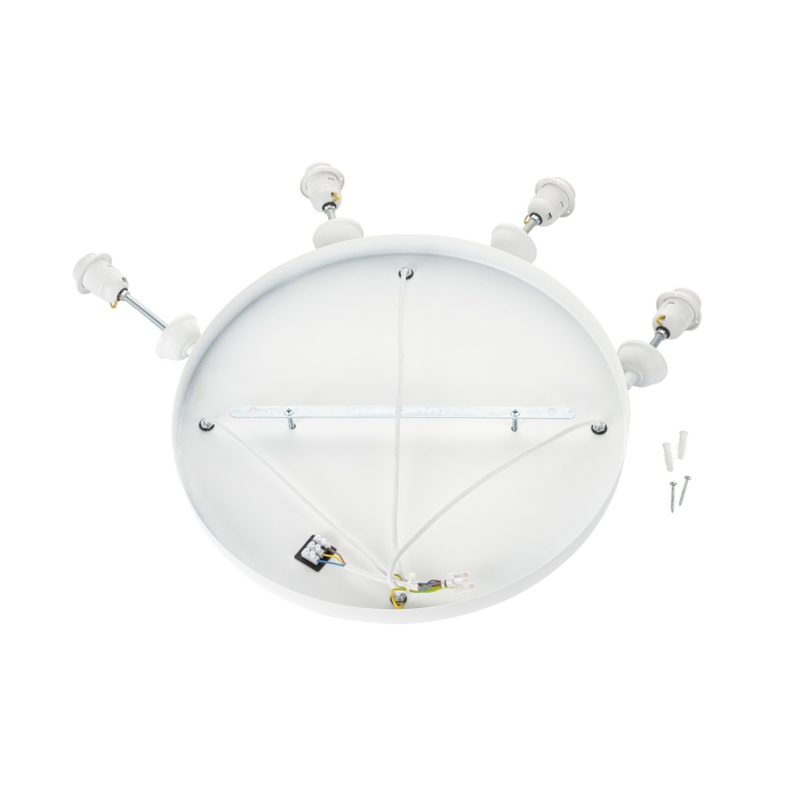 Brilagi - Hanglamp aan kabel WABI SABI 4xE27/40W/230V Ø 90 cm wit