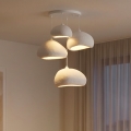 BRILAGI - Hanglamp aan kabel WABI SABI 4xE27/40W/230V Ø 95 cm wit