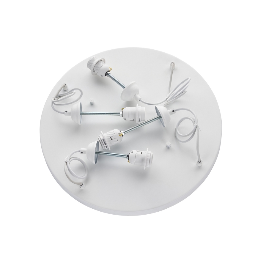 Brilagi - Hanglamp aan kabel WABI SABI 4xE27/40W/230V Ø 95 cm wit