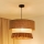 Brilagi - Hanglamp aan kabel WINNETOU BOHO 1xE27/15W/230V Ø 45 cm bruin/crème
