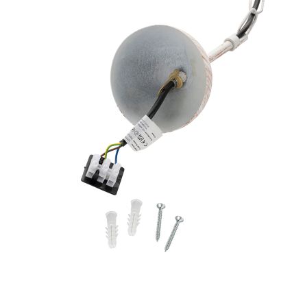 Brilagi - Hanglamp aan ketting PYRONIC 1xE27/40W/230V Ø 32 cm crème/patina