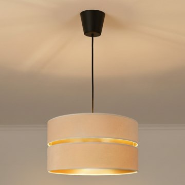 Brilagi - Hanglamp aan snoer DUO-DUO 1xE27/60W/230V Ø 40 cm crème/goud