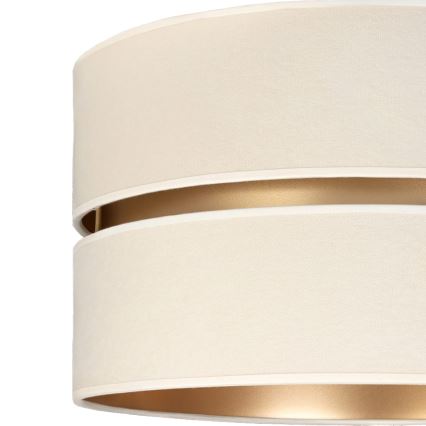 Brilagi - Hanglamp aan snoer DUO-DUO 1xE27/60W/230V Ø 40 cm crème/goud