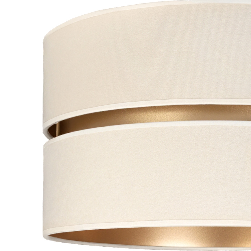 Brilagi - Hanglamp aan snoer DUO-DUO 1xE27/60W/230V Ø 40 cm crème/goud