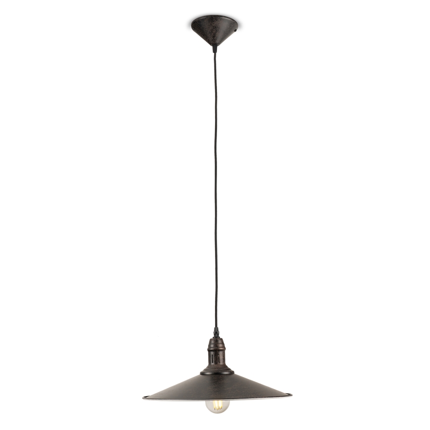 BRILAGI - Hanglamp aan snoer FORGE 1xE27/60W/230V Ø 36 cm bruin