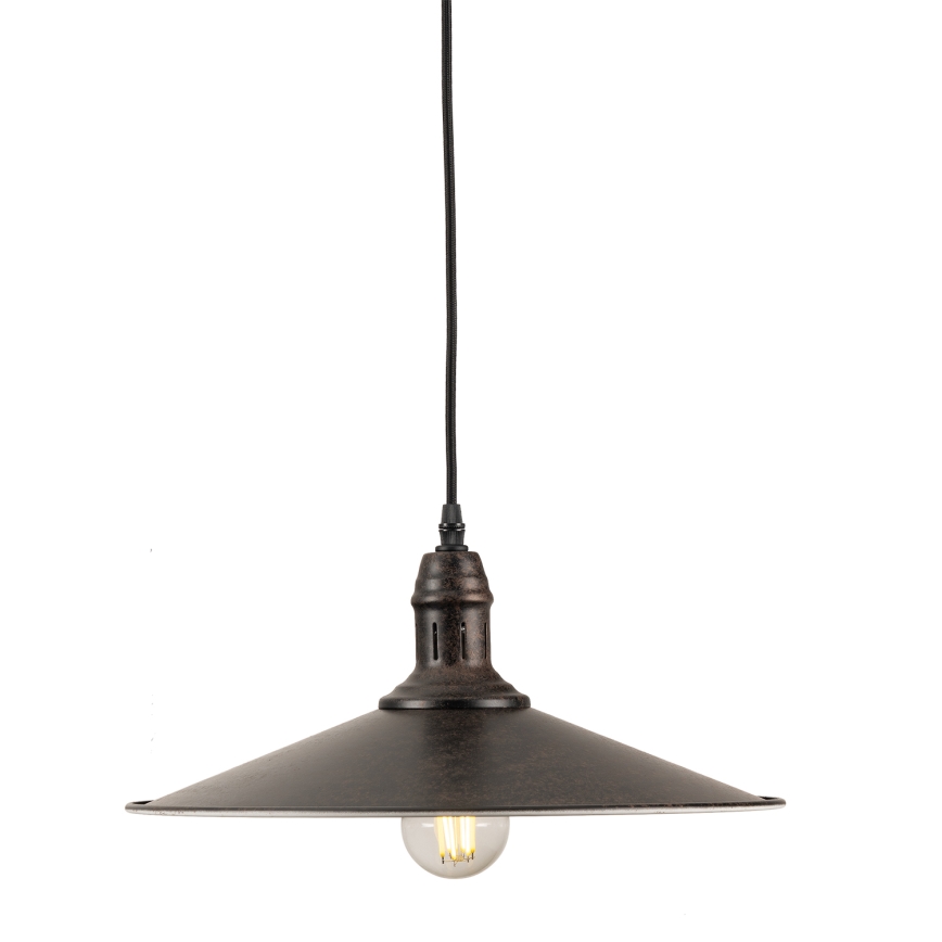 BRILAGI - Hanglamp aan snoer FORGE 1xE27/60W/230V Ø 36 cm bruin