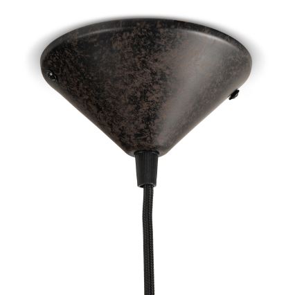BRILAGI - Hanglamp aan snoer FORGE 1xE27/60W/230V Ø 36 cm bruin
