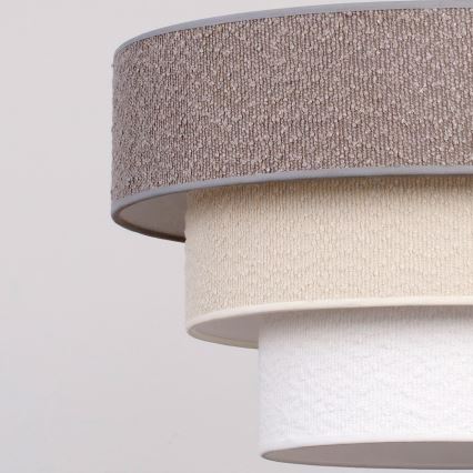 Brilagi - Hanglamp aan snoer LUNETA 1xE27/60W/230V diam. 40 cm grijs/crème/wit