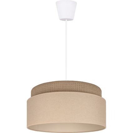 Brilagi - Hanglamp aan snoer PADOVA 1xE27/60W/230V Ø 40 cm beige