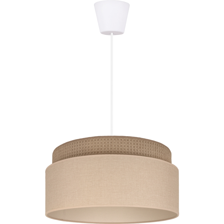 Brilagi - Hanglamp aan snoer PADOVA 1xE27/60W/230V Ø 40 cm beige