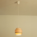 Brilagi - Hanglamp aan snoer RESNA 1xE27/60W/230V Ø 20 cm beige