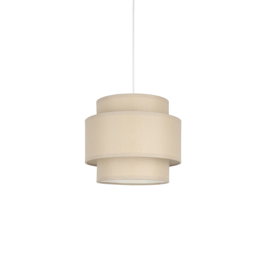 Brilagi - Hanglamp aan snoer RESNA 1xE27/60W/230V Ø 20 cm beige