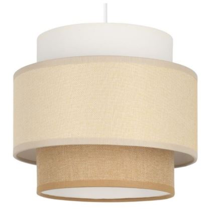Brilagi - Hanglamp aan snoer RESNA 1xE27/60W/230V Ø 20 cm crème/beige