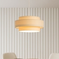 Brilagi - Hanglamp aan snoer RESNA 1xE27/60W/230V Ø 40 cm beige
