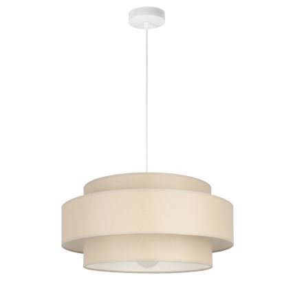Brilagi - Hanglamp aan snoer RESNA 1xE27/60W/230V Ø 40 cm beige