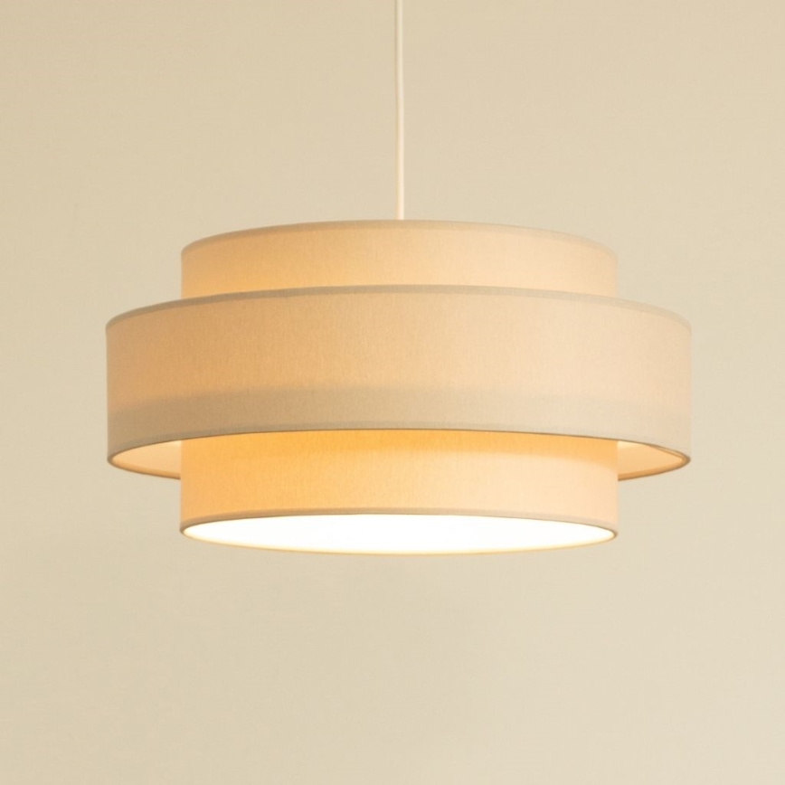 Brilagi - Hanglamp aan snoer RESNA 1xE27/60W/230V Ø 40 cm beige