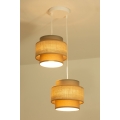 Brilagi - Hanglamp aan snoer RESNA 2xE27/60W/230V Ø 30 cm bruin/beige