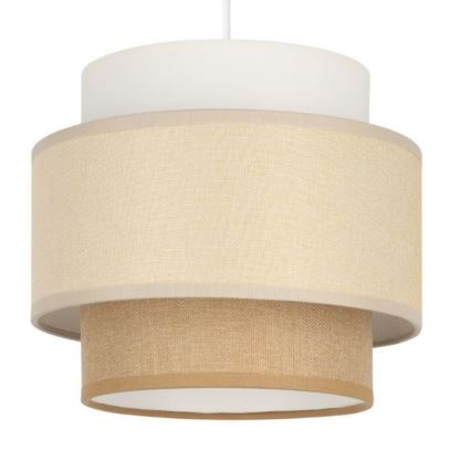 Brilagi - Hanglamp aan snoer RESNA 2xE27/60W/230V Ø 30 cm crème/beige