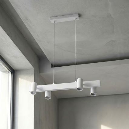 Brilagi - Hanglamp aan snoer SELE 4xGU10/30W/230V wit