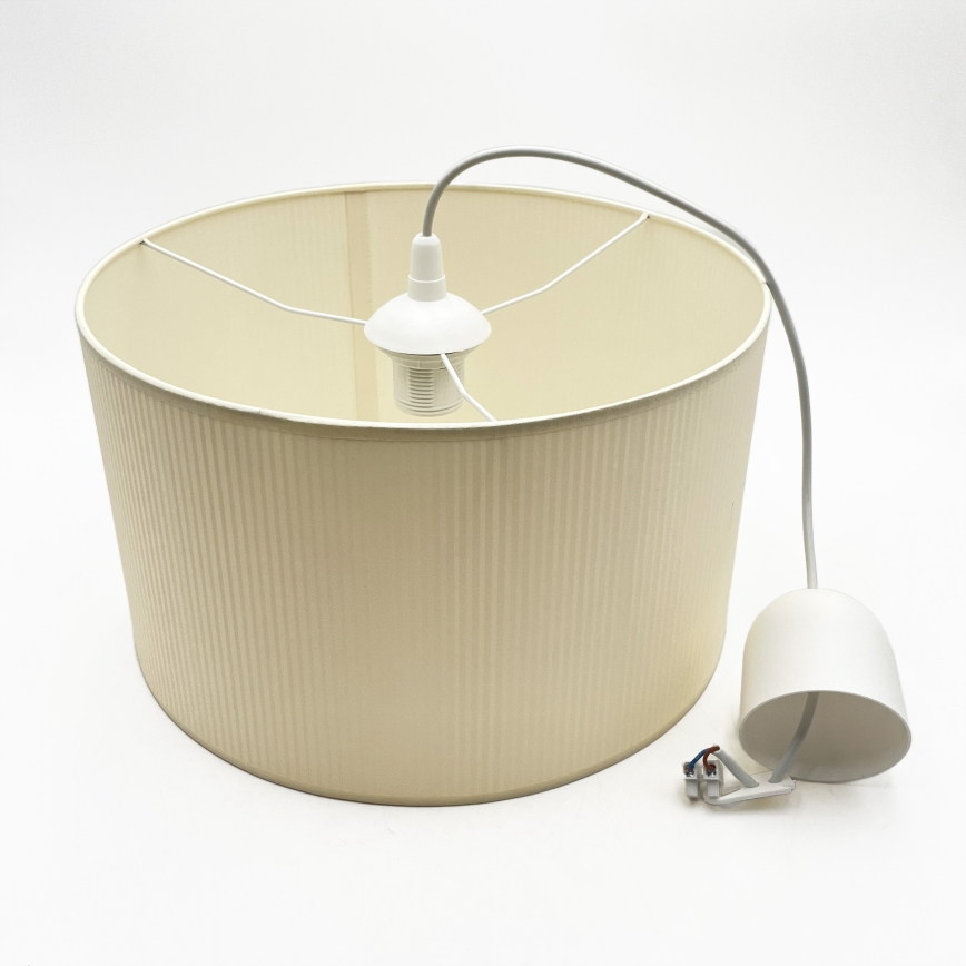 Brilagi - Hanglamp aan snoer SIRIJA MODERN 1xE27/60W/230V Ø 35 cm crèmekleurig