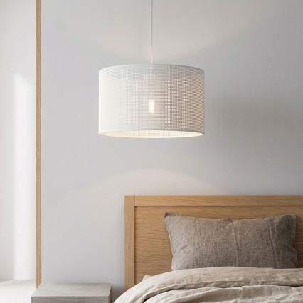 Brilagi - Hanglamp aan snoer SIRIJA MODERN 1xE27/60W/230V Ø 35 cm wit