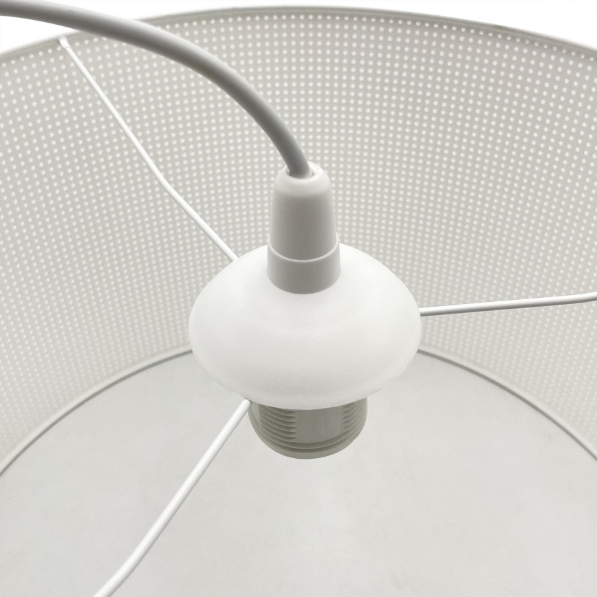 Brilagi - Hanglamp aan snoer SIRIJA MODERN 1xE27/60W/230V Ø 35 cm wit