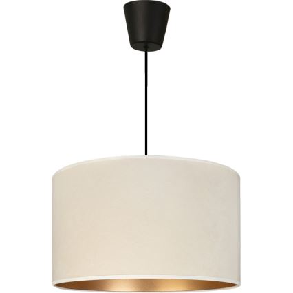 Brilagi - Hanglamp aan snoer VELVET 1xE27/60W/230V Ø 40 cm crème/goud