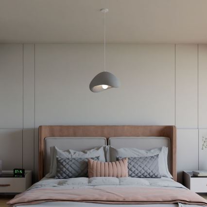 Brilagi - Hanglamp aan snoer WABI SABI 1xE27/40W/230V grijs