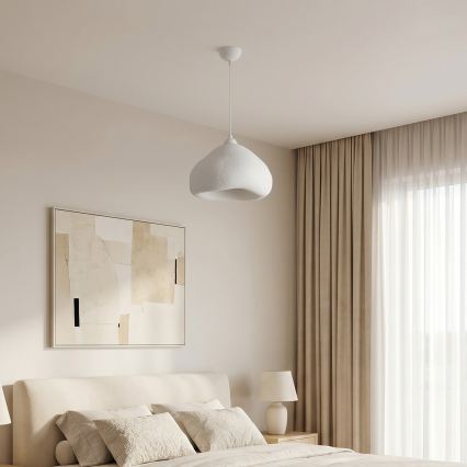 Brilagi - Hanglamp aan snoer WABI SABI 1xE27/40W/230V Ø 32 cm wit