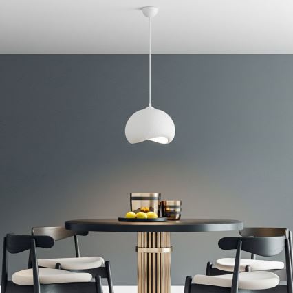 Brilagi - Hanglamp aan snoer WABI SABI 1xE27/40W/230V Ø 34 cm wit