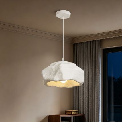 BRILAGI - Hanglamp aan snoer WABI SABI 1xE27/60W/230V Ø 30 cm wit