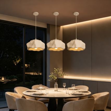 BRILAGI - Hanglamp aan snoer WABI SABI 1xE27/60W/230V Ø 30 cm wit