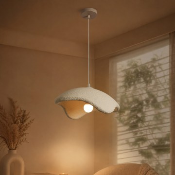 BRILAGI - Hanglamp aan snoer WABI SABI 1xE27/60W/230V Ø 40 cm wit