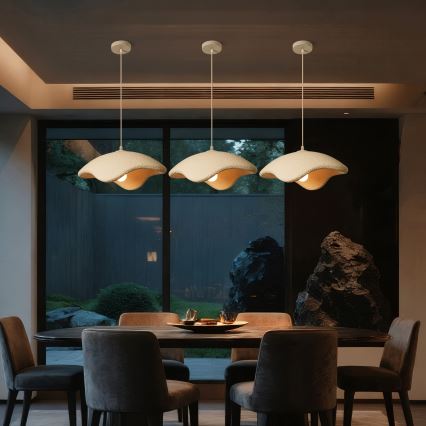 BRILAGI - Hanglamp aan snoer WABI SABI 1xE27/60W/230V Ø 40 cm wit