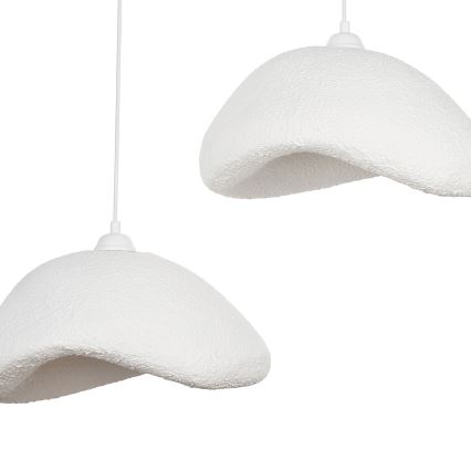 Brilagi - Hanglamp aan snoer WABI SABI 2xE27/40W/230V Ø 74 cm wit