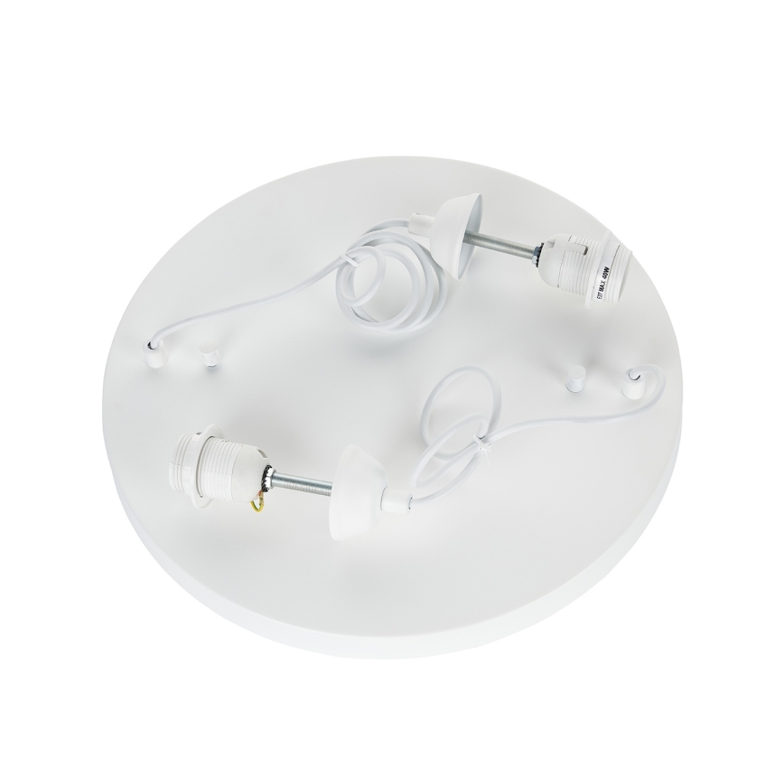 Brilagi - Hanglamp aan snoer WABI SABI 2xE27/40W/230V Ø 74 cm wit