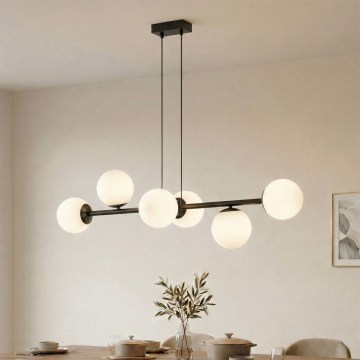 Brilagi - Hanglamp MALONY 6xE14/20W/230V zwart