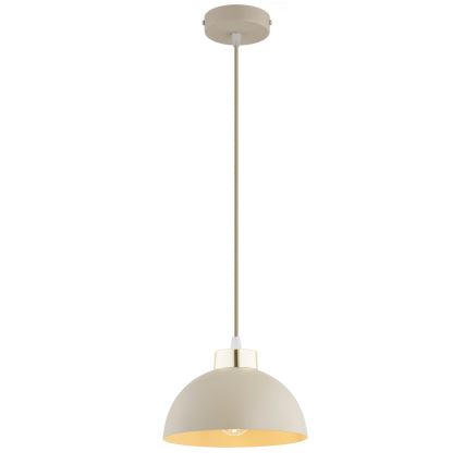 Brilagi - Hanglamp met kabel 1xE27/60W/230V Ø 18 cm beige/goud