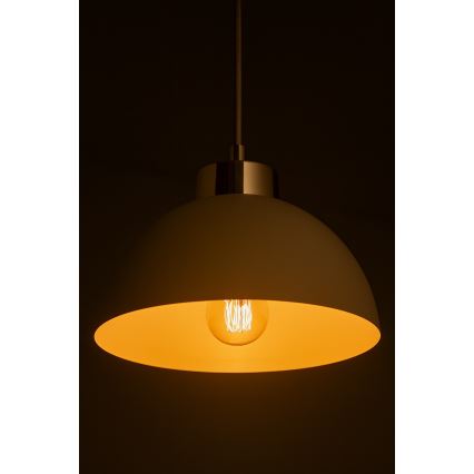 Brilagi - Hanglamp met kabel 1xE27/60W/230V Ø 18 cm beige/goud