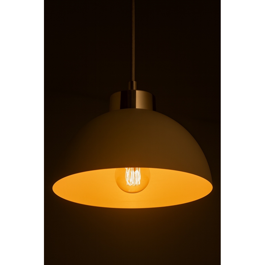 Brilagi - Hanglamp met kabel 1xE27/60W/230V Ø 18 cm beige/goud