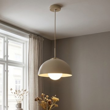 Brilagi - Hanglamp met kabel 1xE27/60W/230V Ø 30 cm beige/goud