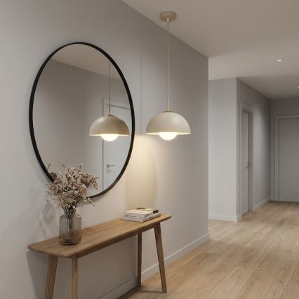 Brilagi - Hanglamp met kabel 1xE27/60W/230V Ø 30 cm beige/goud