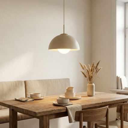 Brilagi - Hanglamp met kabel 1xE27/60W/230V Ø 30 cm beige/goud