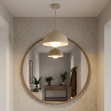 Brilagi - Hanglamp met kabel 1xE27/60W/230V Ø 30 cm beige/goud