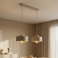 Brilagi - Hanglamp met kabel 2xE27/60W/230V beige/goud
