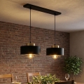 Brilagi - Hanglamp met kabel 2xE27/60W/230V zwart/goud