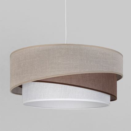 Brilagi - Hanglamp met kabel ARROW 1xE27/60W/230V diam. 45 cm beige/bruin/wit