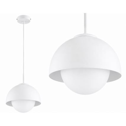 BRILAGI - Hanglamp met kabel COSMO 1xE27/60W/230V Ø 18 cm wit
