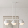 BRILAGI - Hanglamp met kabel COSMO 3xE27/60W/230V wit/goud